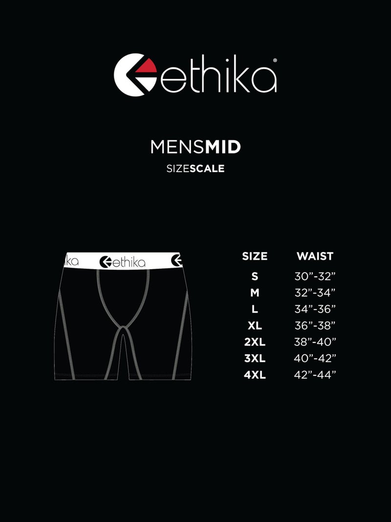 Ethika Mens MID Boxer Brief | *Solids* Red OG (BKR, Medium) - Image 4